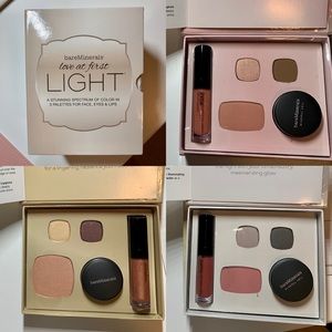 New BareMineral 3 Palettes Face, Eyes, Lips